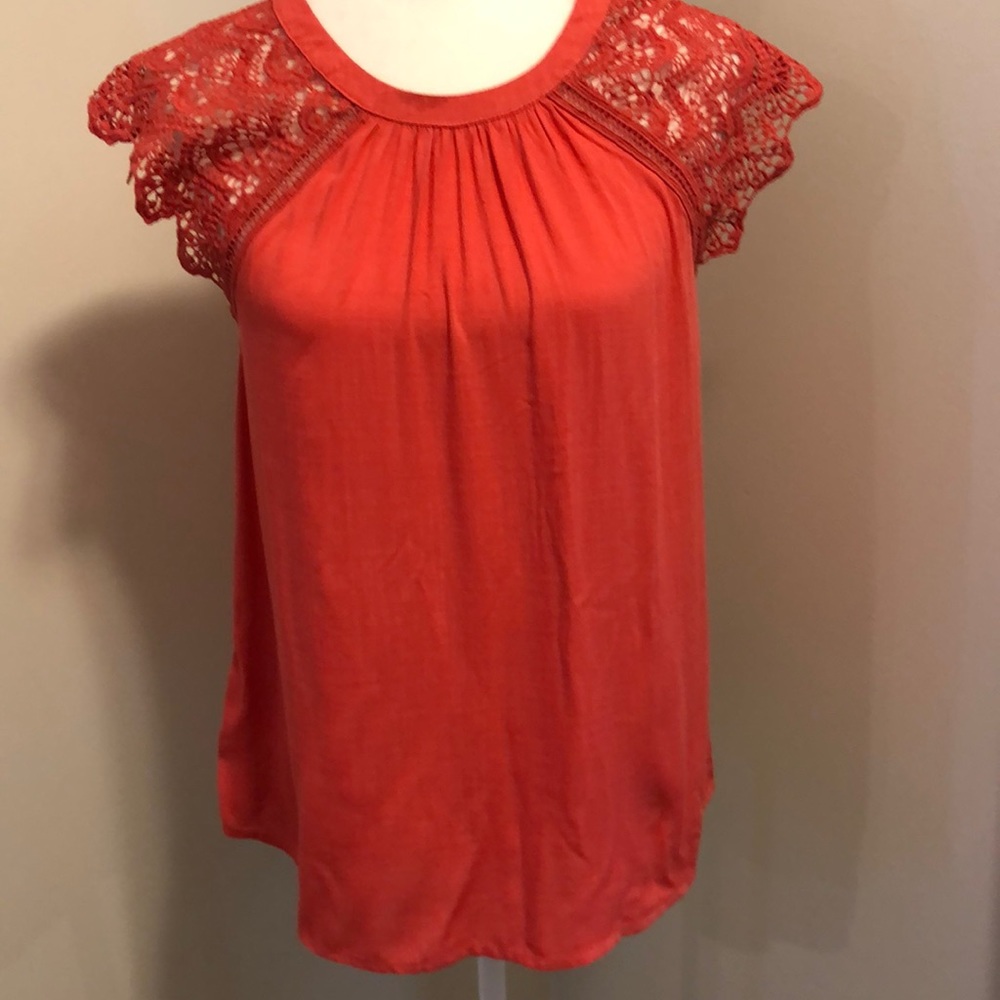 Coral Blouse Size Small